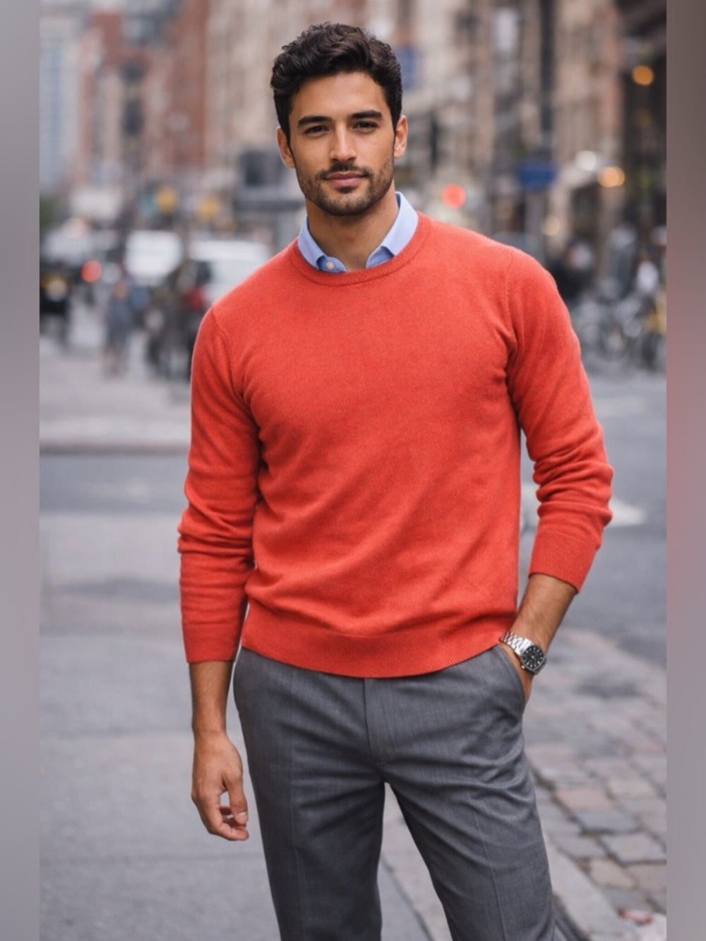 J. Crew crewneck cashmere blend Sweater for Men